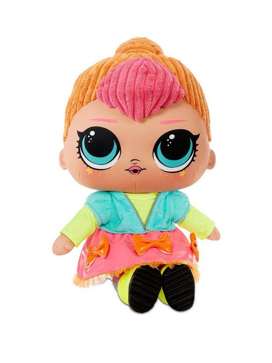 front image of lol-surprise-neon-qt-ndash-huggable-soft-plush-doll