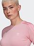  image of adidas-originals-relaxed-risque-cropped-long-sleeve-tee-light-pink