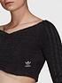  image of adidas-originals-relaxed-risque-off-shoulder-crop-top-black