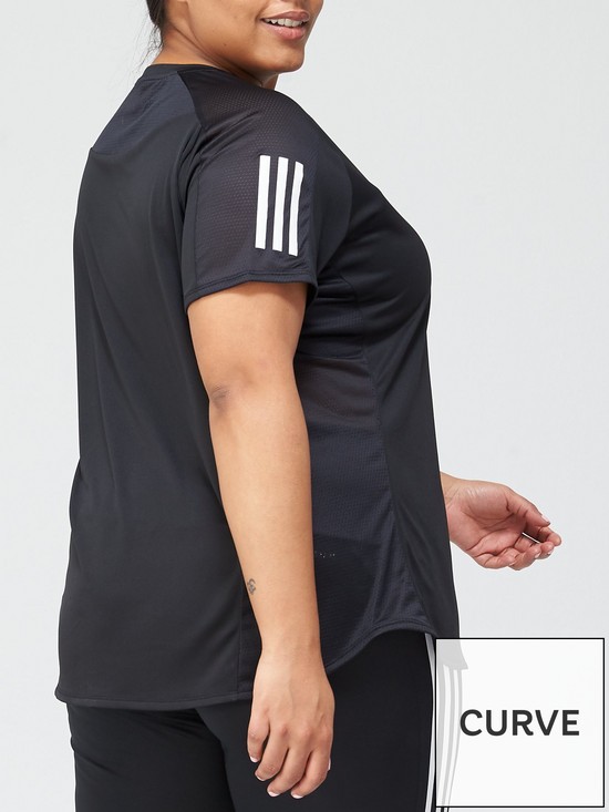 stillFront image of adidas-plusnbspown-the-run-t-shirt-black