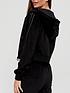  image of adidas-originals-relaxed-risque-velour-full-zip-hoodie-black