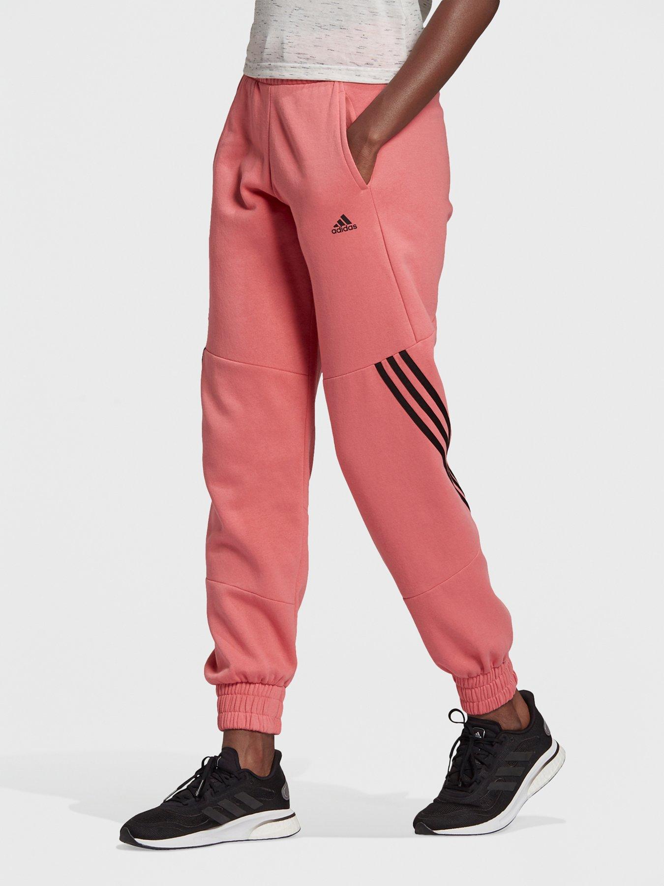 black adidas tracksuit bottoms womens