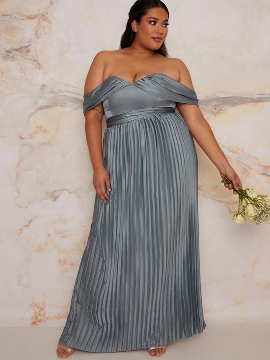 front image of chi-chi-london-curve-lauren-bridesmaid-dress-green