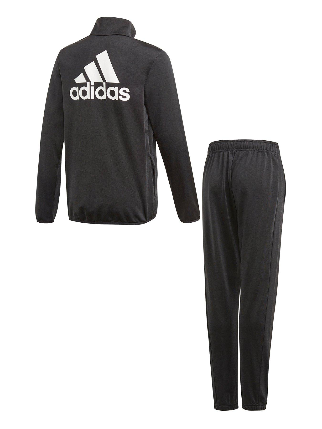 Junior Essentials Tracksuit Black White