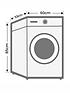  image of hoover-h-wash-300-h3ws495tacbe1-80nbsp9kg-load-1400-spin-washing-machine-black