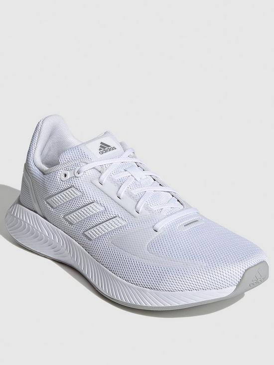 front image of adidas-runfalcon-20-white