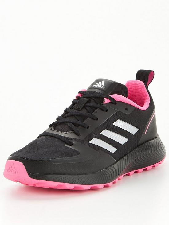 front image of adidas-runfalcon-20-trail-blackpink