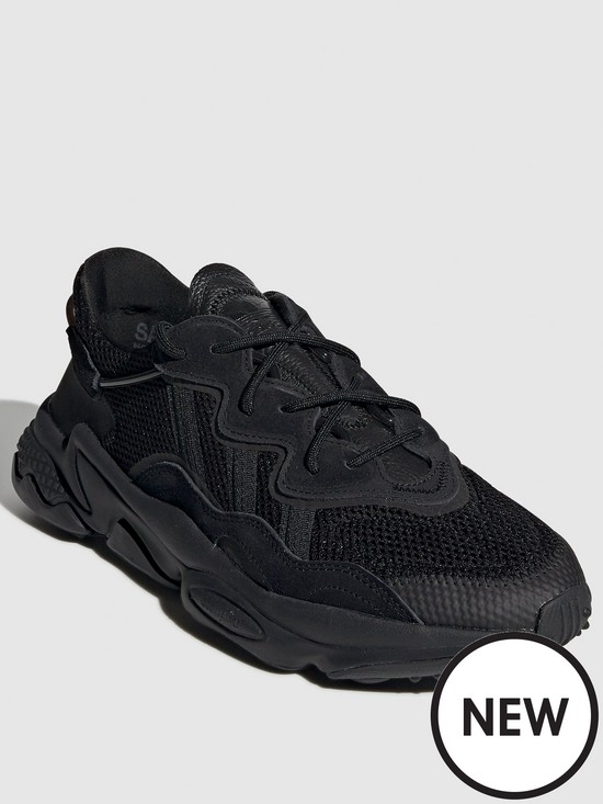 front image of adidas-originals-ozweego-shoesnbsp--blackblack