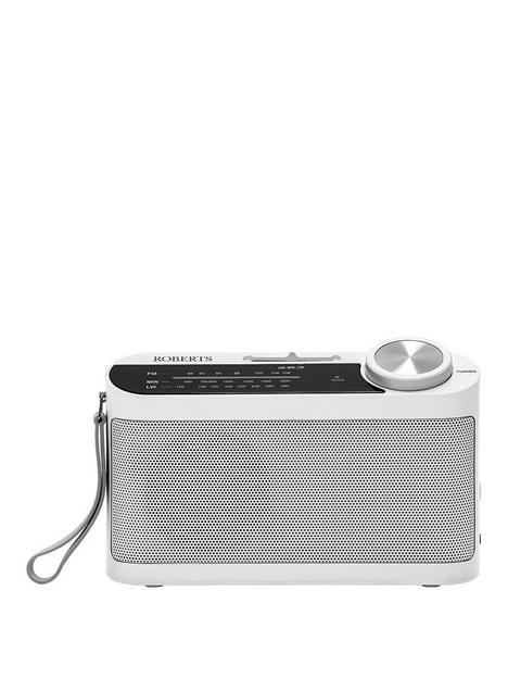 roberts-classic-993-3-band-portable-battery-radio-white