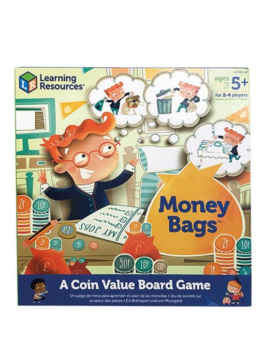 stillFront image of learning-resources-money-bagstrade-coin-value-game