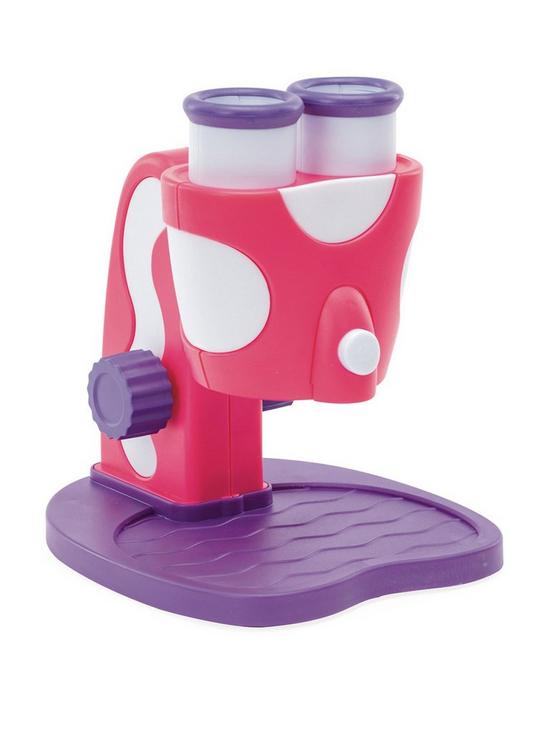 front image of learning-resources-geosafarireg-jr-my-first-microscope-pink