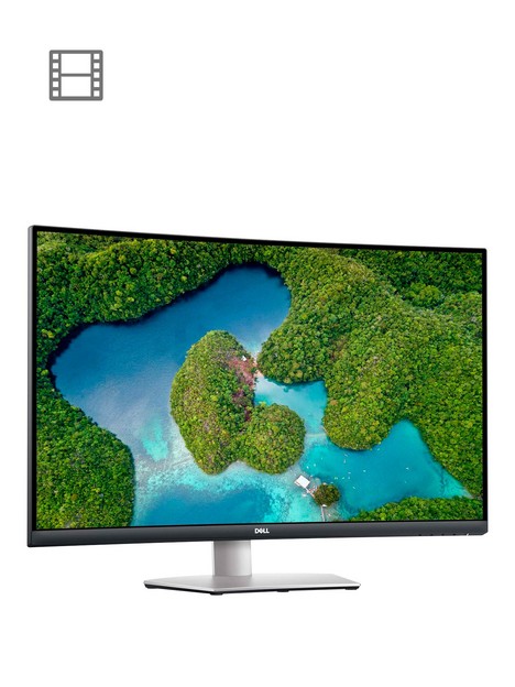 dell-s3221qs-315in-4k-uhd-curved-monitor--nbsp4msnbsp60hznbspamd-freesync-built-in-speakers-silver