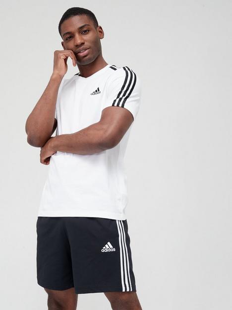 adidas-3-stripes-t-shirt-whiteblack