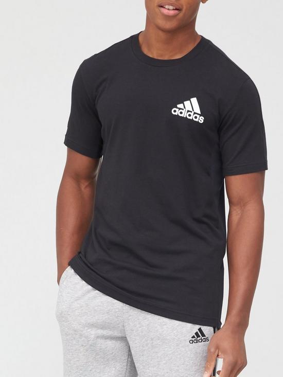 front image of adidas-mt-t-shirt-black