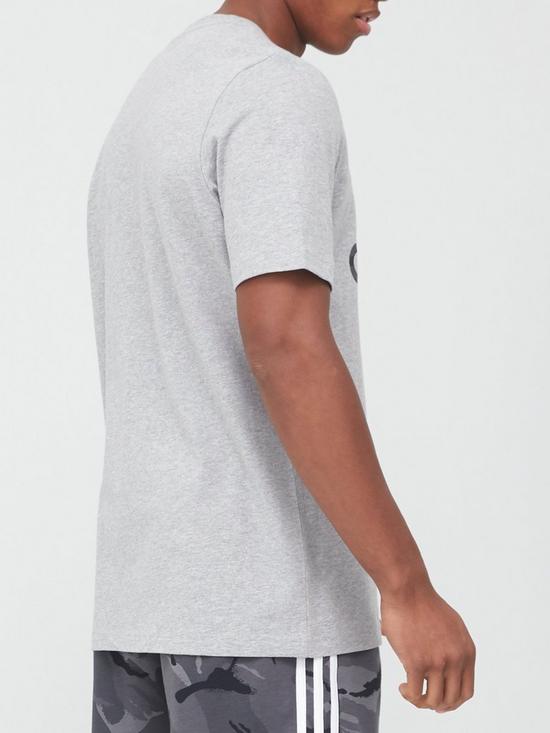 stillFront image of adidas-camo-t-shirt-medium-grey-heather