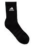  image of adidas-6-pack-ofnbspcushion-crew-socks-black