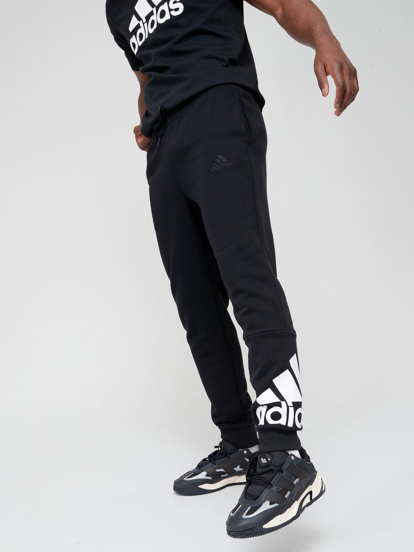 adidas tapered fleece pants