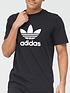  image of adidas-originals-trefoil-t-shirt-black