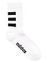  image of adidas-3-pack-ofnbsp3-stripe-crew-socks-white
