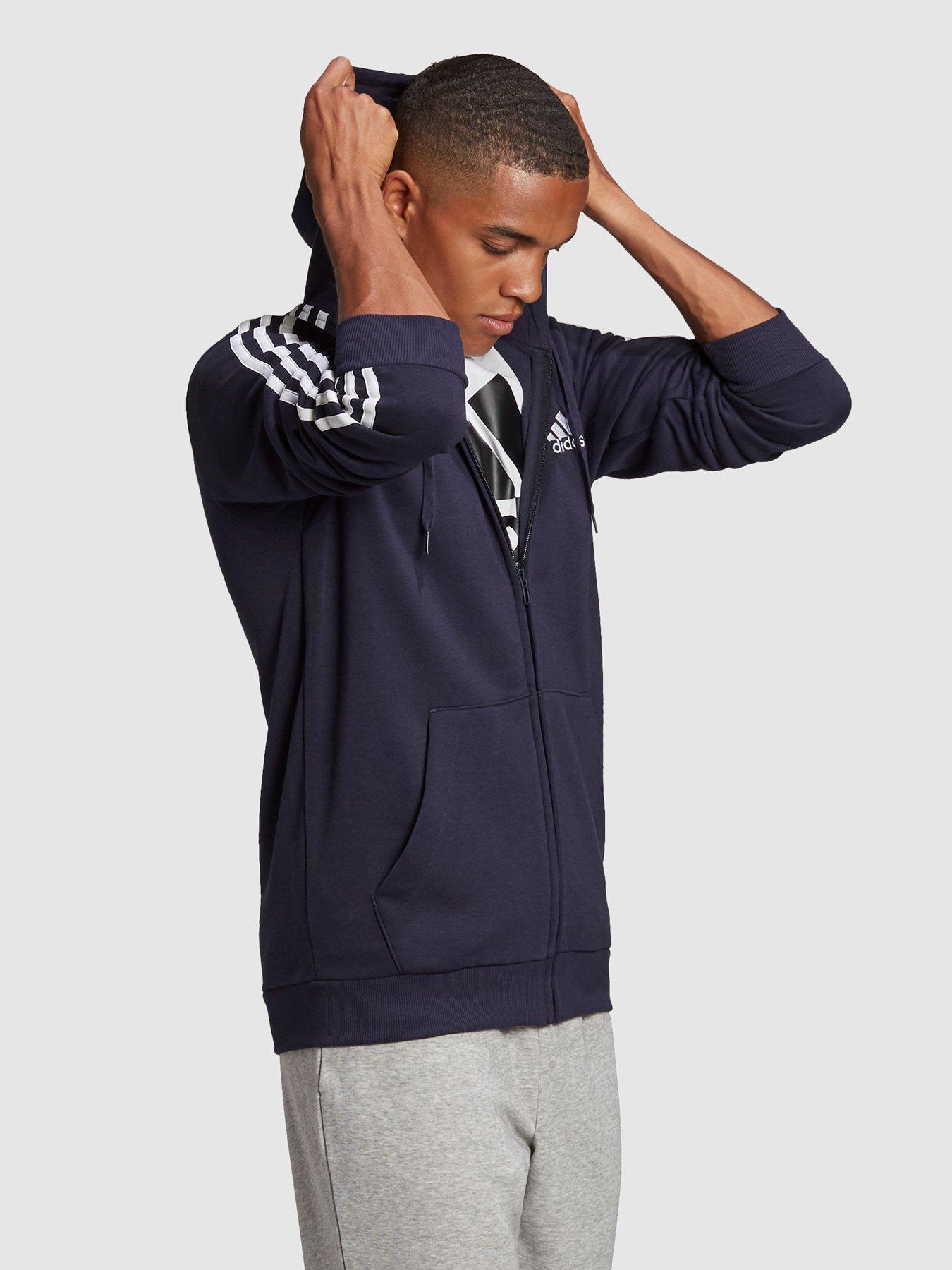 adidas Sportswear Essentials Fleece 3-stripes Full-zip Hoodie