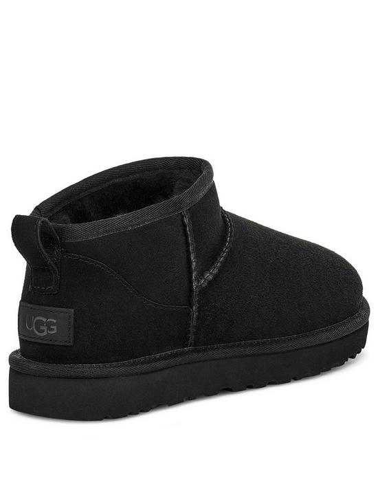 stillFront image of ugg-classic-ultra-mini-ankle-boot-black