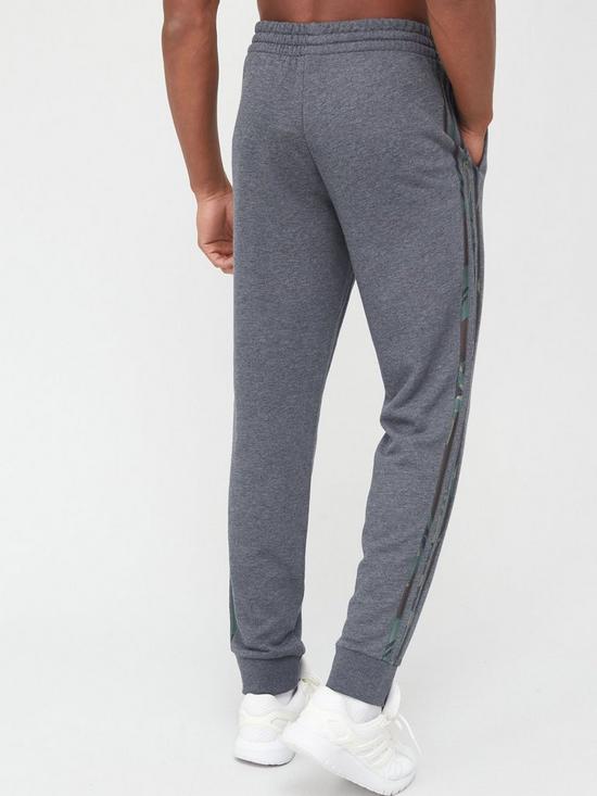 stillFront image of adidas-camo-pants-dark-grey-heather
