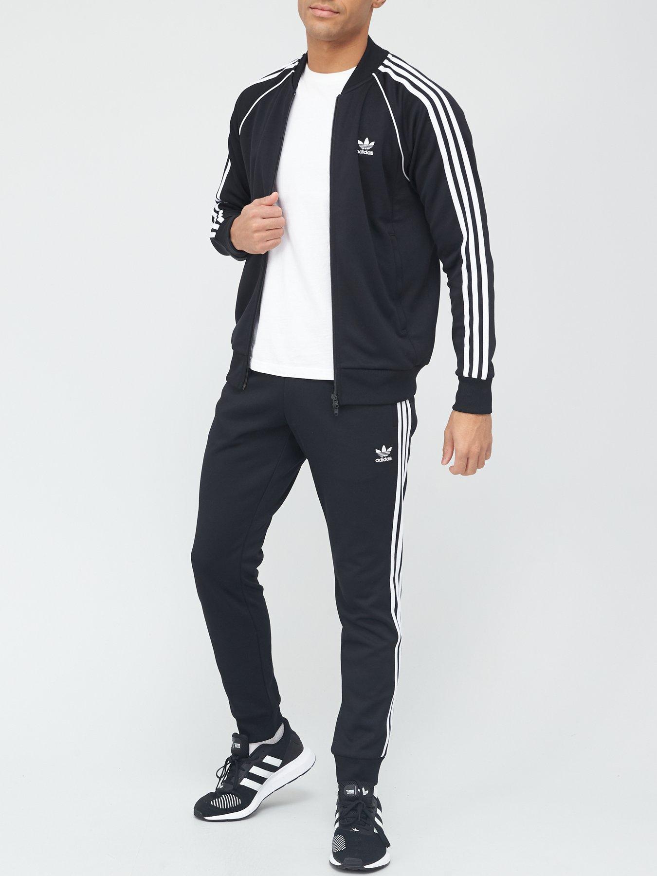 Originals superstar track top black  white best sale