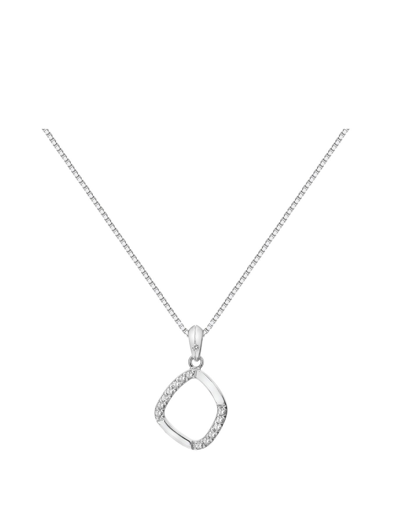 Image 1 of 4 of Hot Diamonds Behold White Topaz Pendant