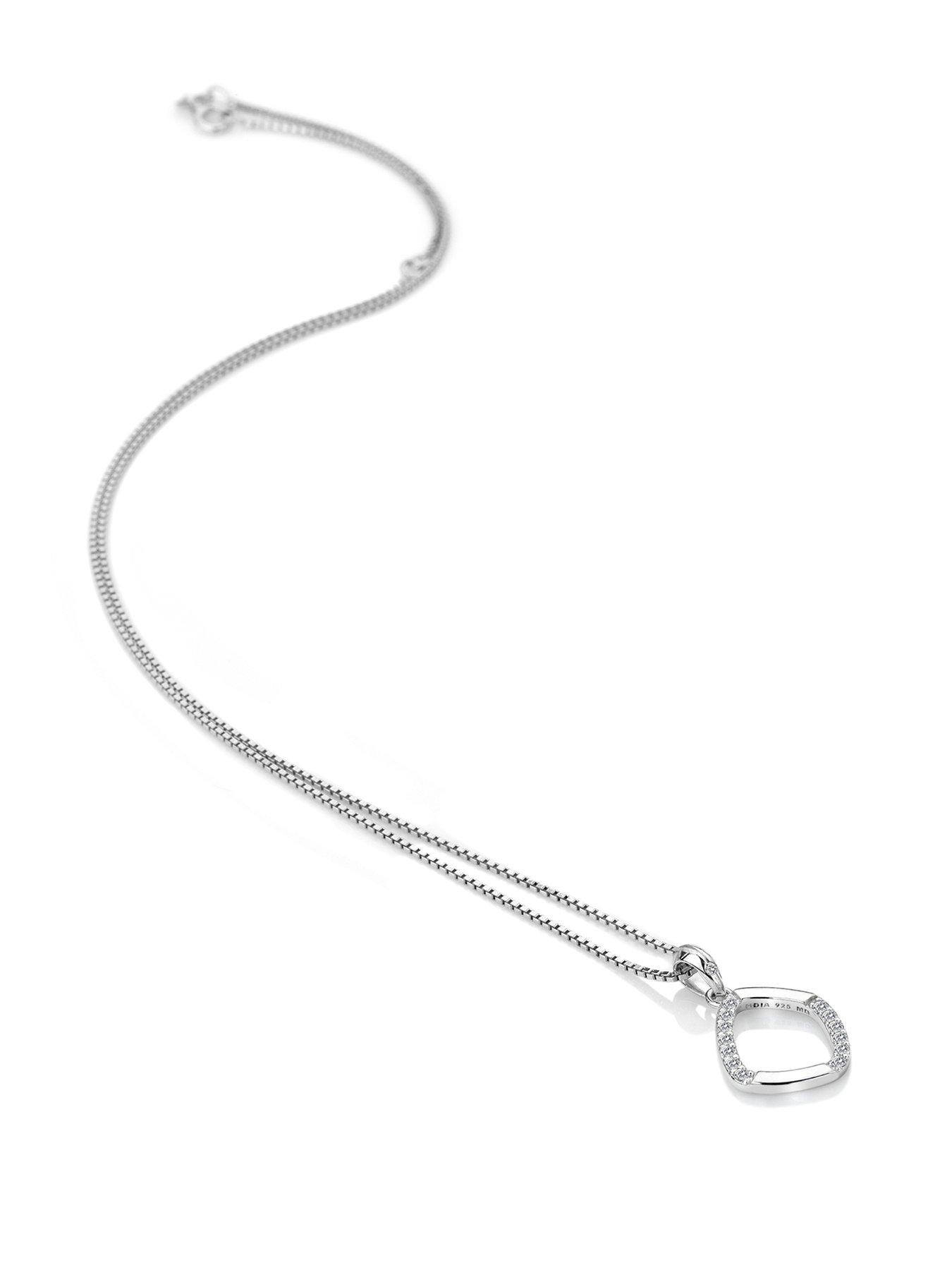 Image 3 of 4 of Hot Diamonds Behold White Topaz Pendant