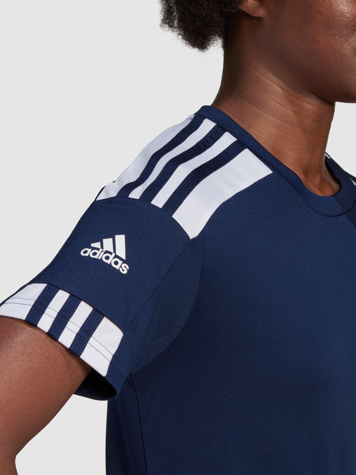 Image 4 of 4 of adidas Womens Squad 21 T-Shirt&nbsp;- Navy