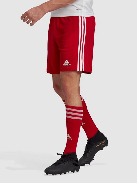 front image of adidas-mens-squad-21-short-red
