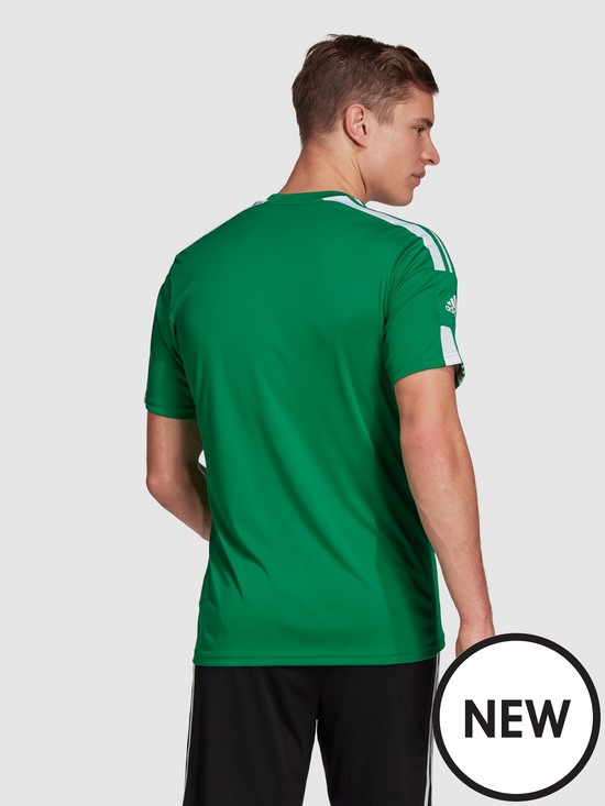 stillFront image of adidas-mens-squad-21-short-sleeved-jersey-green