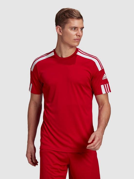 front image of adidas-mens-squad-21-short-sleeved-jersey