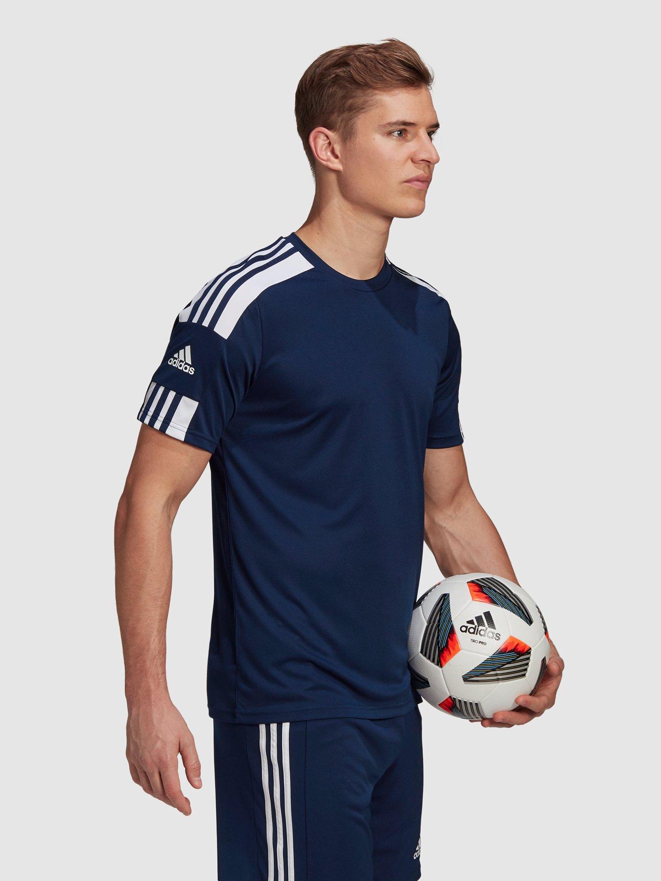 Image 3 of 4 of adidas Mens Squad 21 Short Sleeved Jersey - Navy