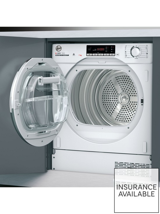 stillFront image of hoover-batd-h7a1tce-80-7kg-load-a-rated-fully-integrated-heat-pump-tumble-dryer-white