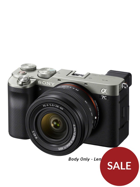 stillFront image of sony-alpha-7-cnbspfull-frame-mirrorless-interchangeable-lens-camera-compact-and-lightweight-real-time-autofocus-242-megapixels-silver