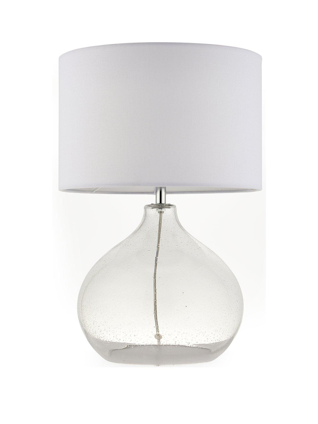 Image 2 of 5 of The Very Collection Dew Glass Table Lamp - Clear