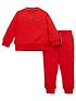  image of tommy-hilfiger-baby-unisex-essential-jog-set-red