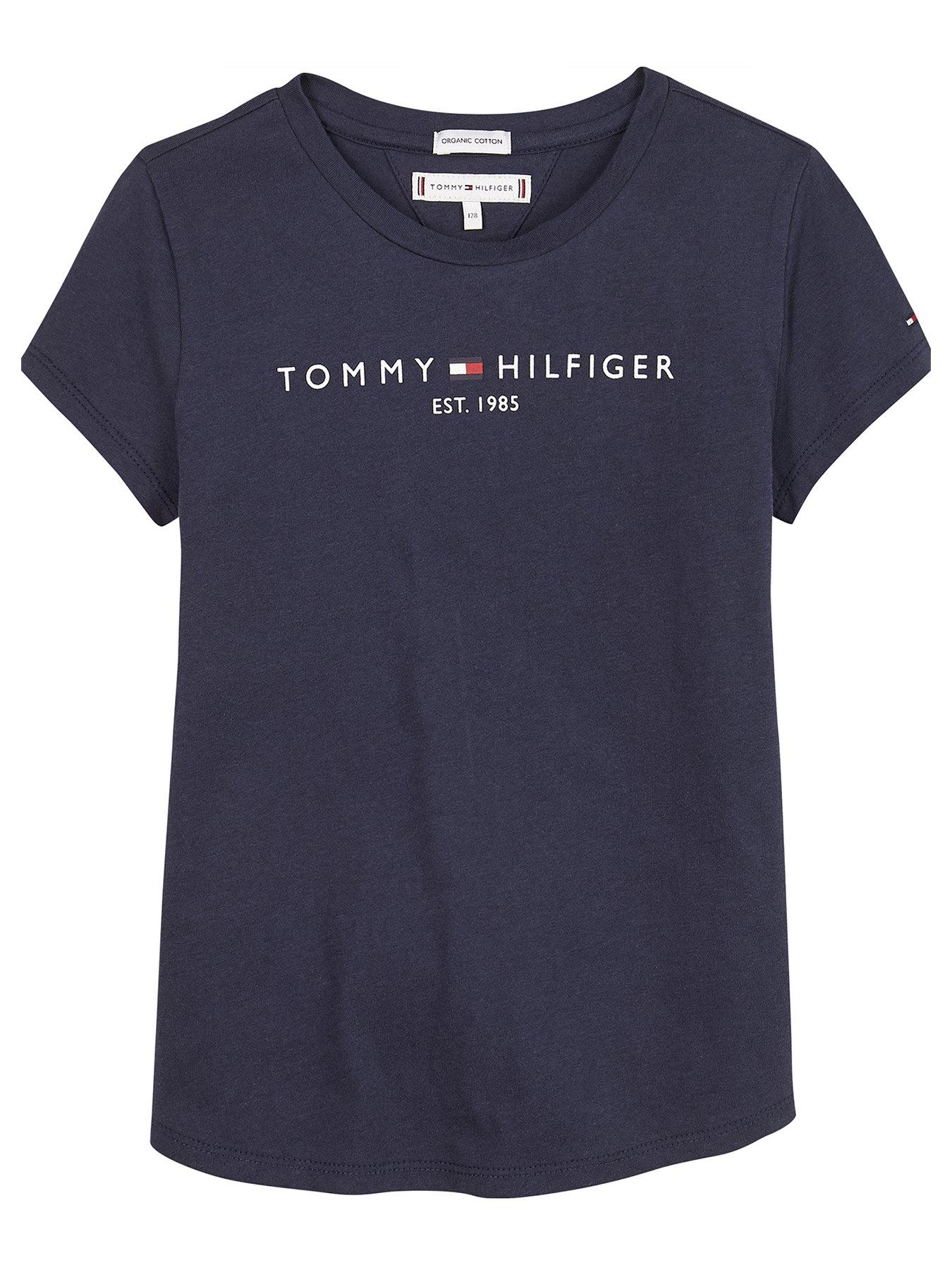 Girls Essential Short Sleeve T Shirt Navy