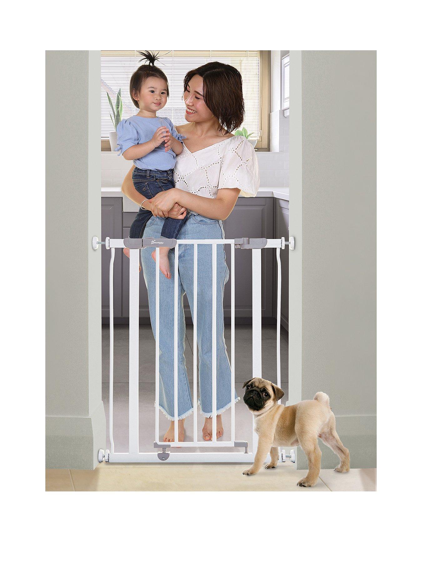 Dreambaby Ava Slimline Safety Gate with Stay-Open Feature (61-68cm) - White