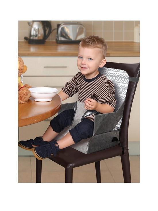 front image of dreambaby-feeding-and-grab-n-go-booster-seat-with-handy-storage