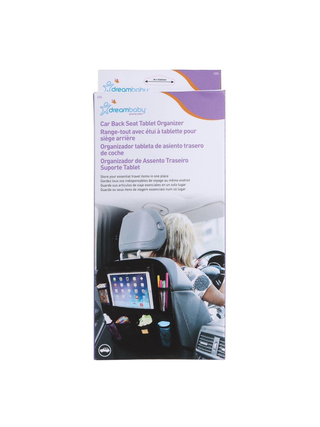  image of dreambaby-backseat-organiser-with-built-in-ipad-holder-black