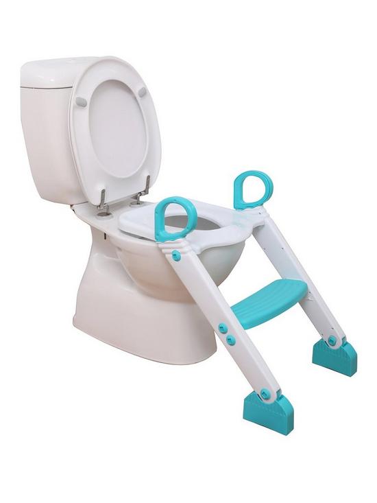 front image of dreambaby-step-up-toilet-trainer-aquawhite