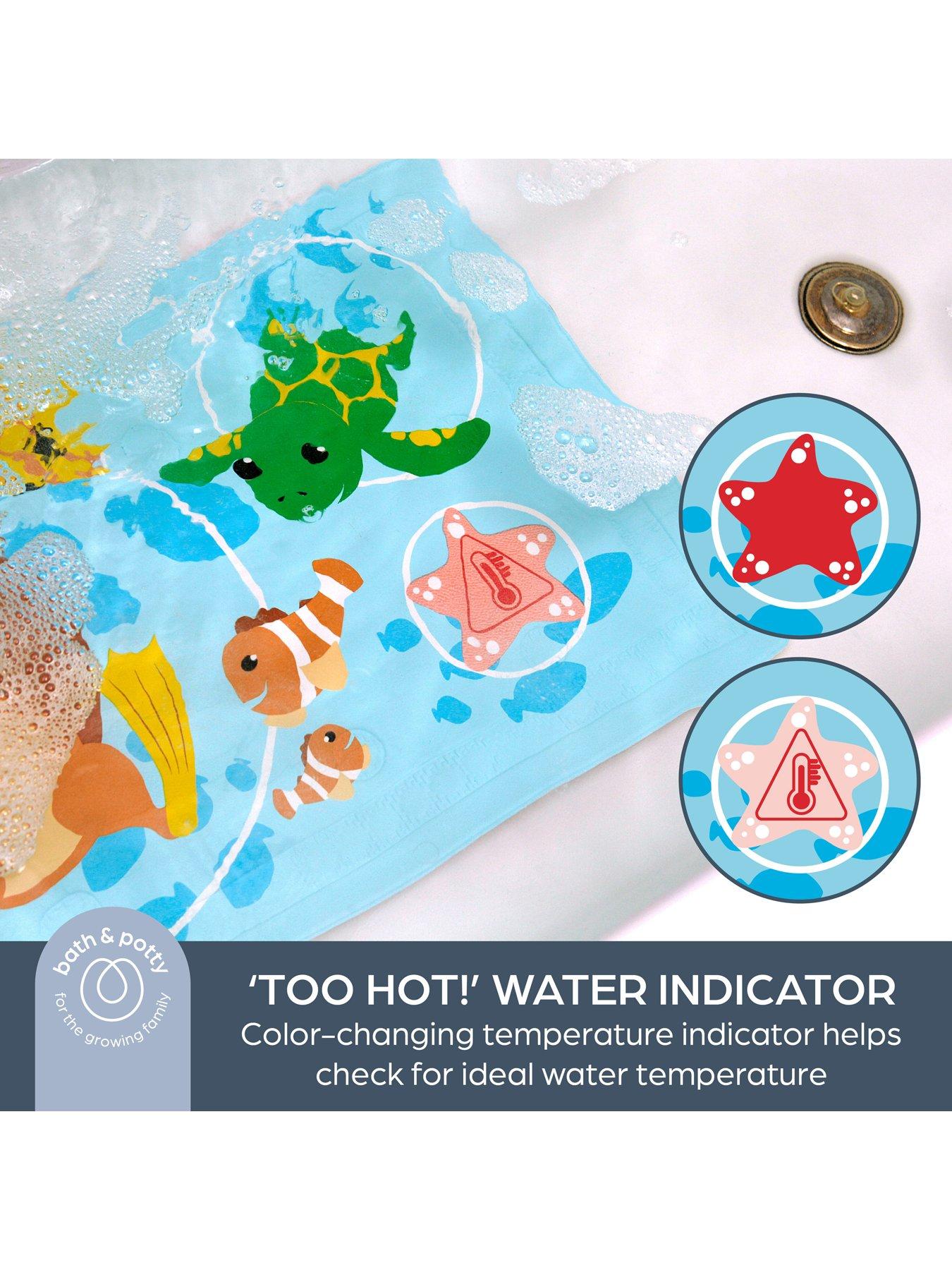 Dreambaby Non-Slip Bath Mat with Heat Sensing Indicator