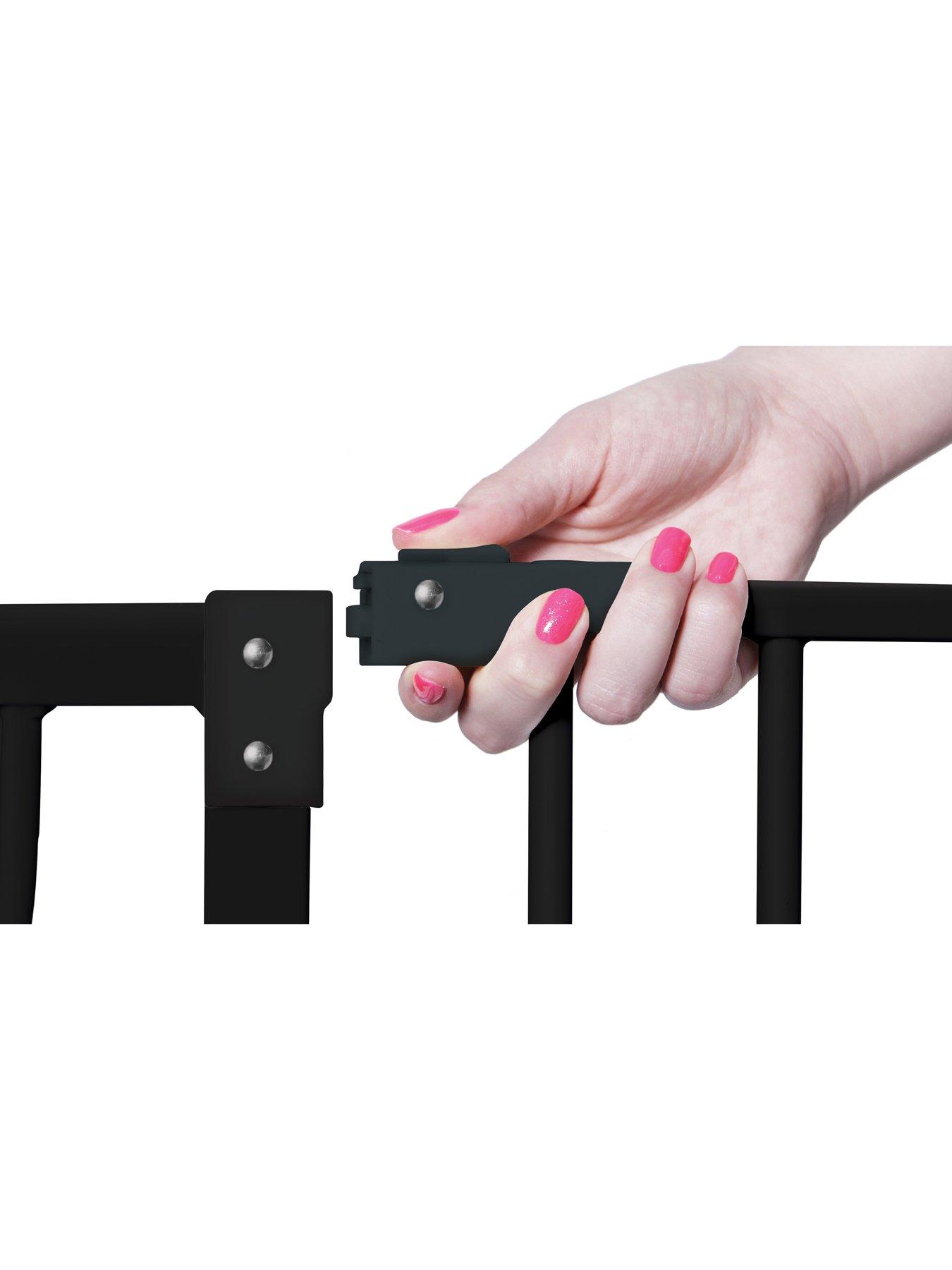 Image 5 of 5 of Dreambaby Liberty Xtra Tall Gate (Fits 75-81cm, Height 93cm) - Black/Metal