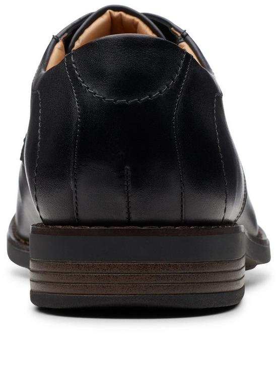 stillFront image of clarks-becken-lace-leather-shoes-black