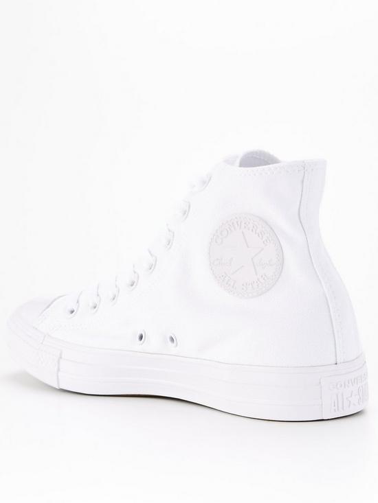 stillFront image of converse-mens-canvas-hi-trainers-white