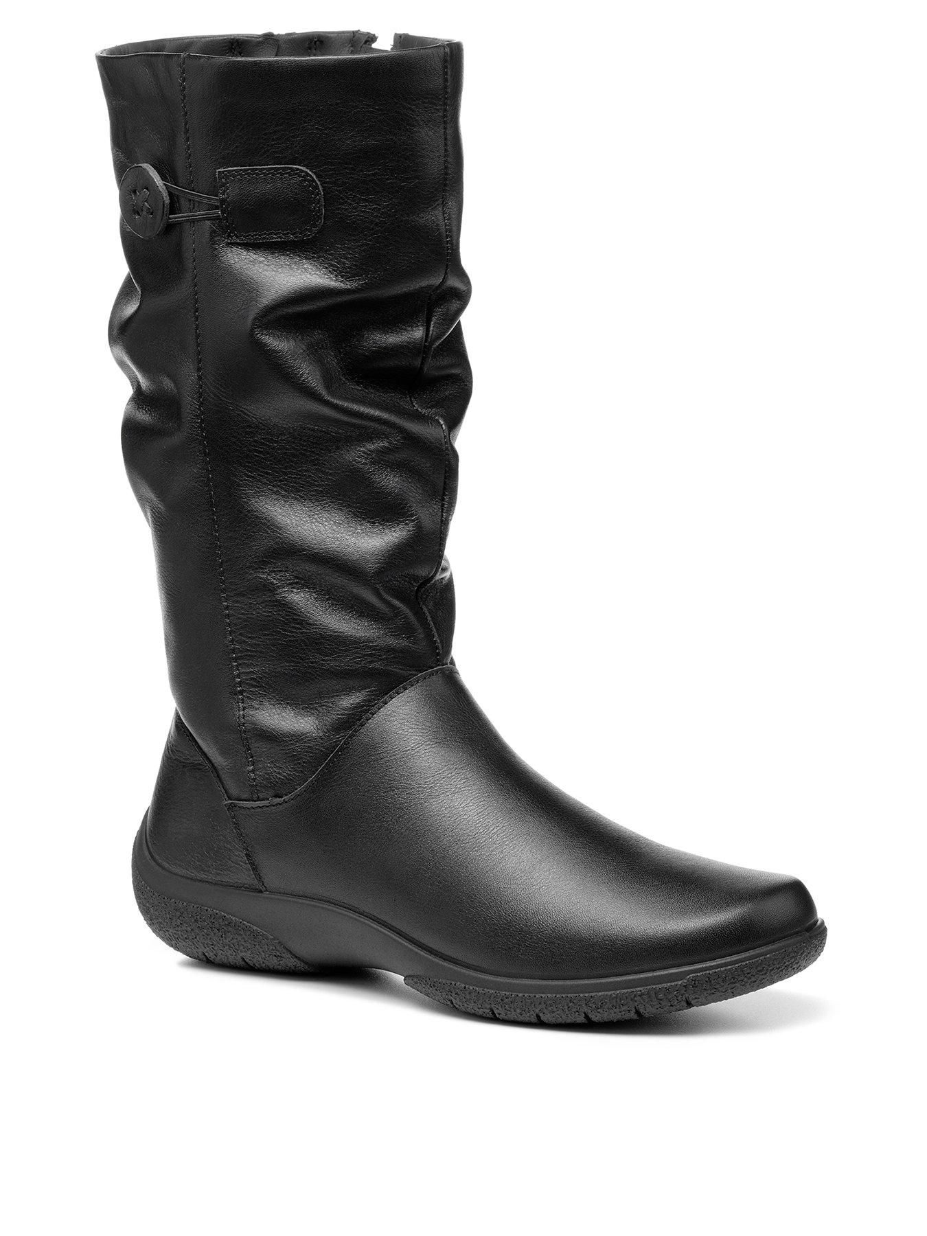 wide fit boots ladies