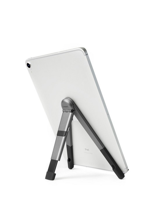 front image of twelve-south-compass-pro-for-ipad-and-tablet-portable-display-stand-with-3-viewingtyping-angles-for-all-sizes-ipad-ipad-pro-and-tablets
