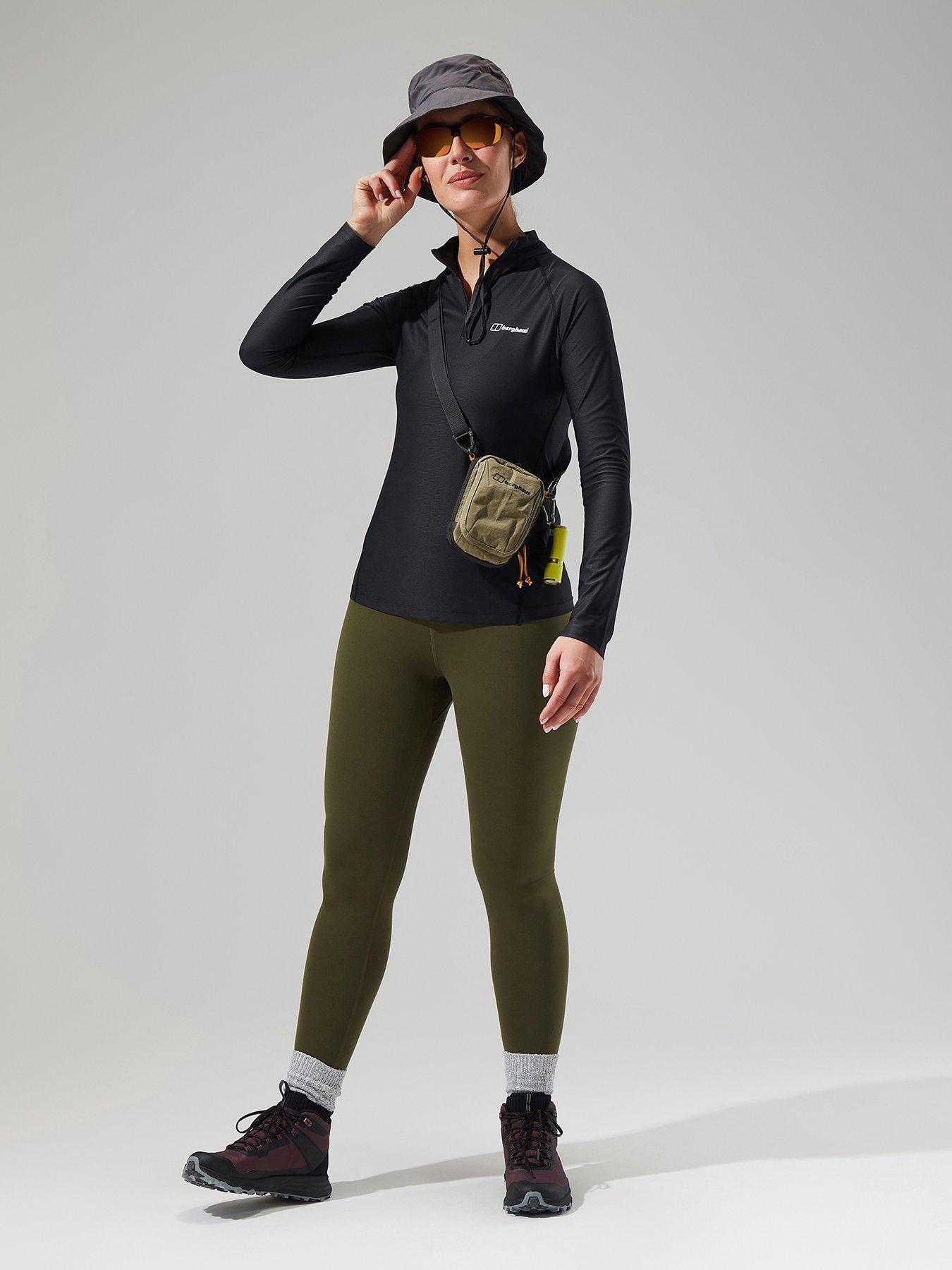 Image 3 of 4 of Berghaus 24/7 Long Sleeve&nbsp;Half Zip Tech Top - Black
